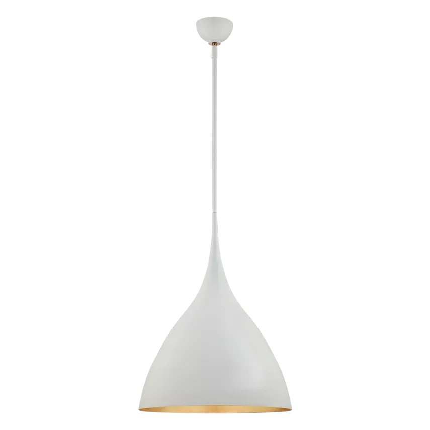 White Agnes Medium Pendant