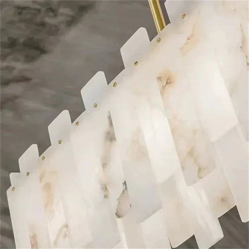 Alabaster Linear Chandelier 38.6