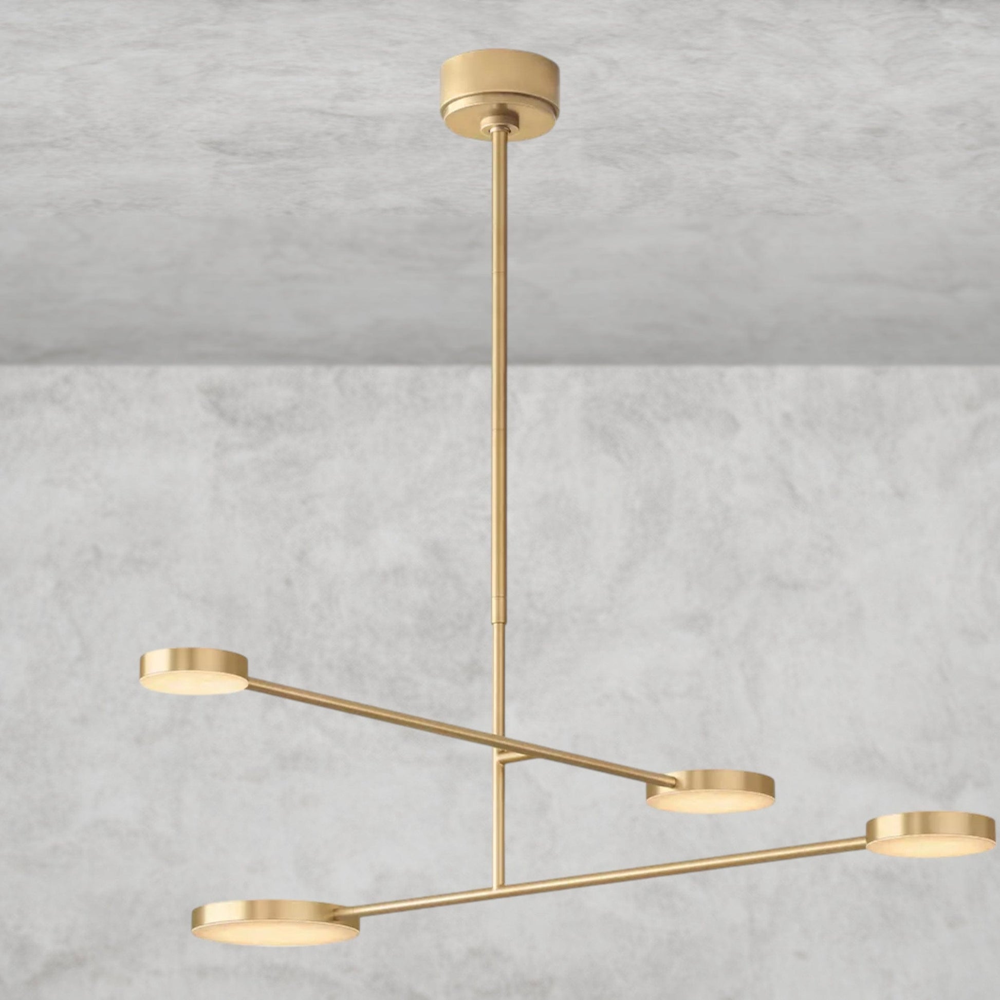 36" / Brass Alexander Mobile Chandelier 36", 46", 60", 72"