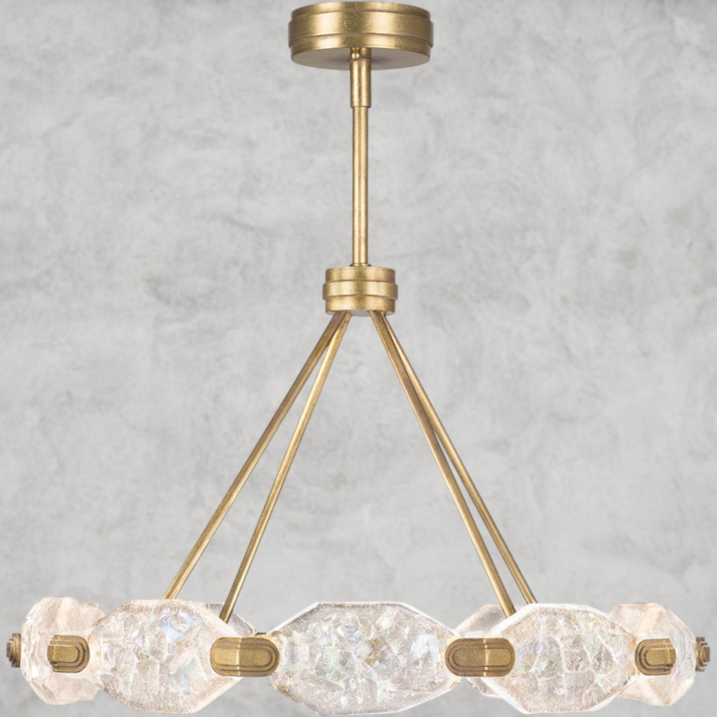 Brass Allison Paladino 20-Light Chandelier
