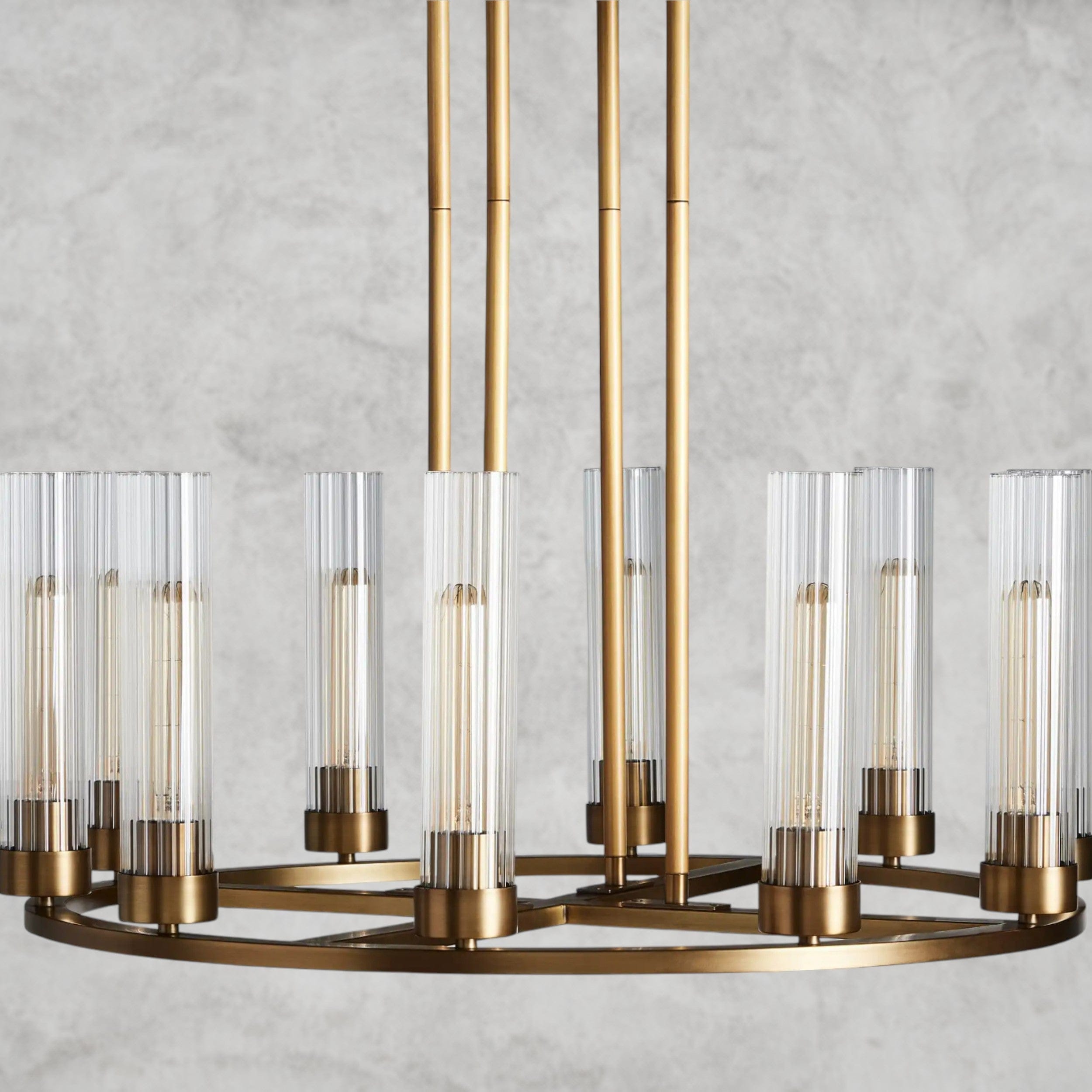 Andreas 10-Light Round Chandelier