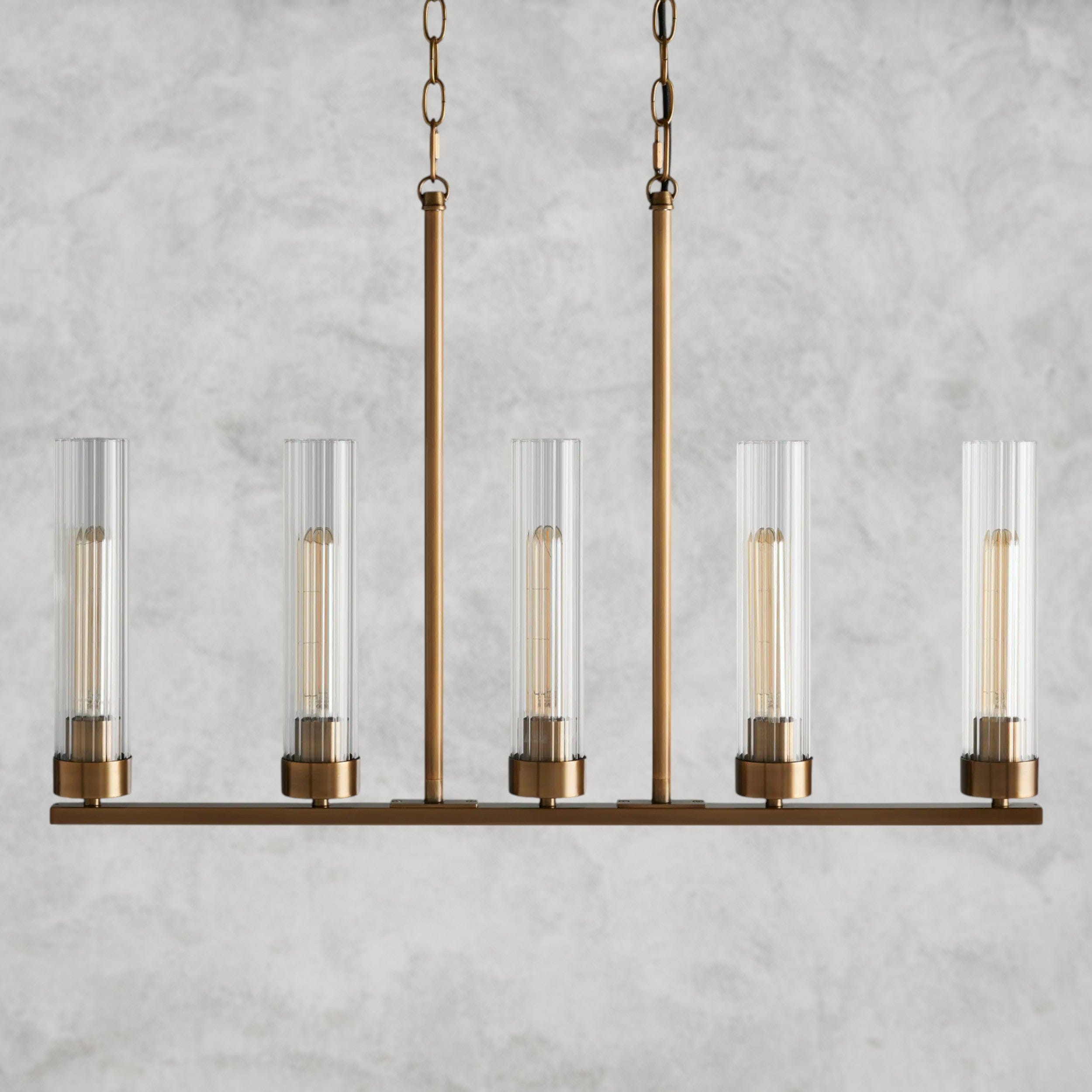 Andreas 5-Light Linear Chandelier