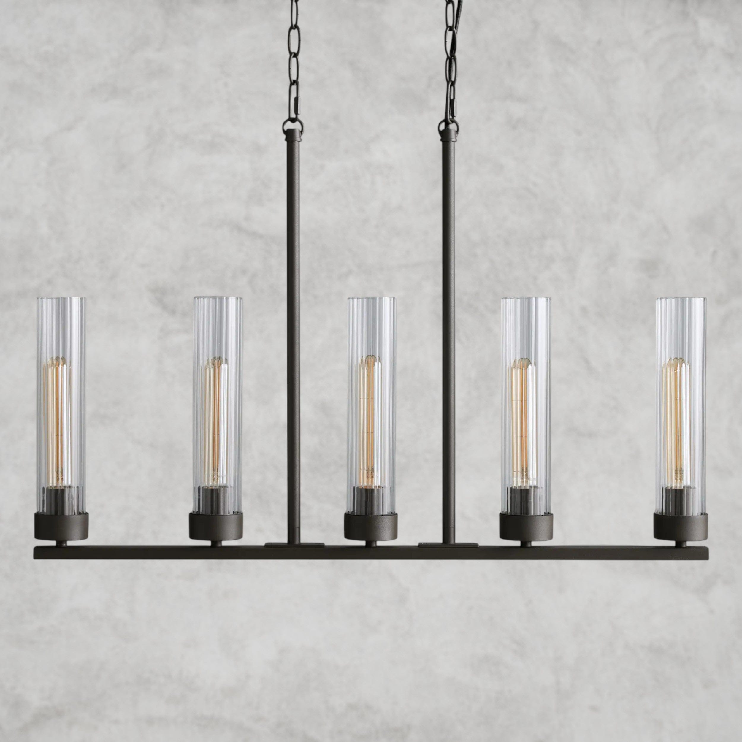 Andreas 5-Light Linear Chandelier