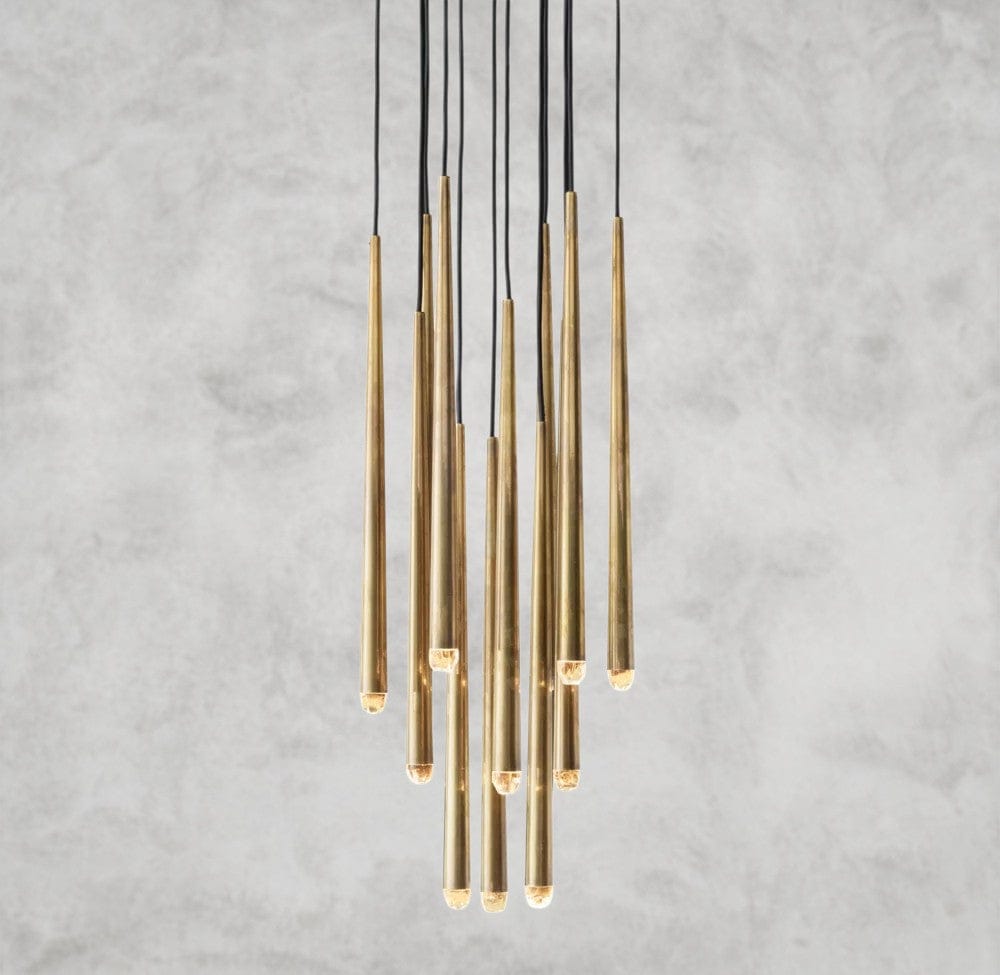 18 / Brass Aquitaine Round Chandelier 18", 24", 30", 48"