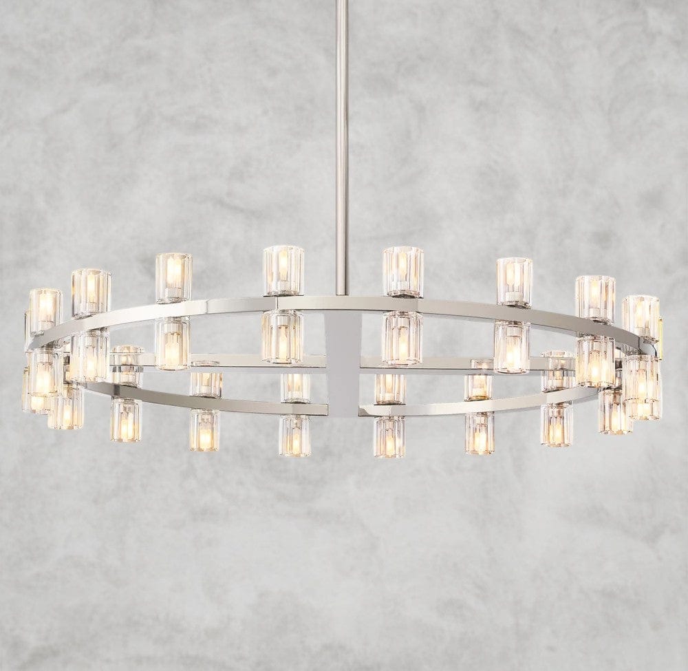 36" / Nickel Arcachon LED Round Chandelier 36", 48", 60"