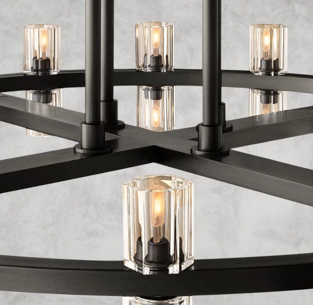 Arcachon LED Round Two-Tier Chandelier 60