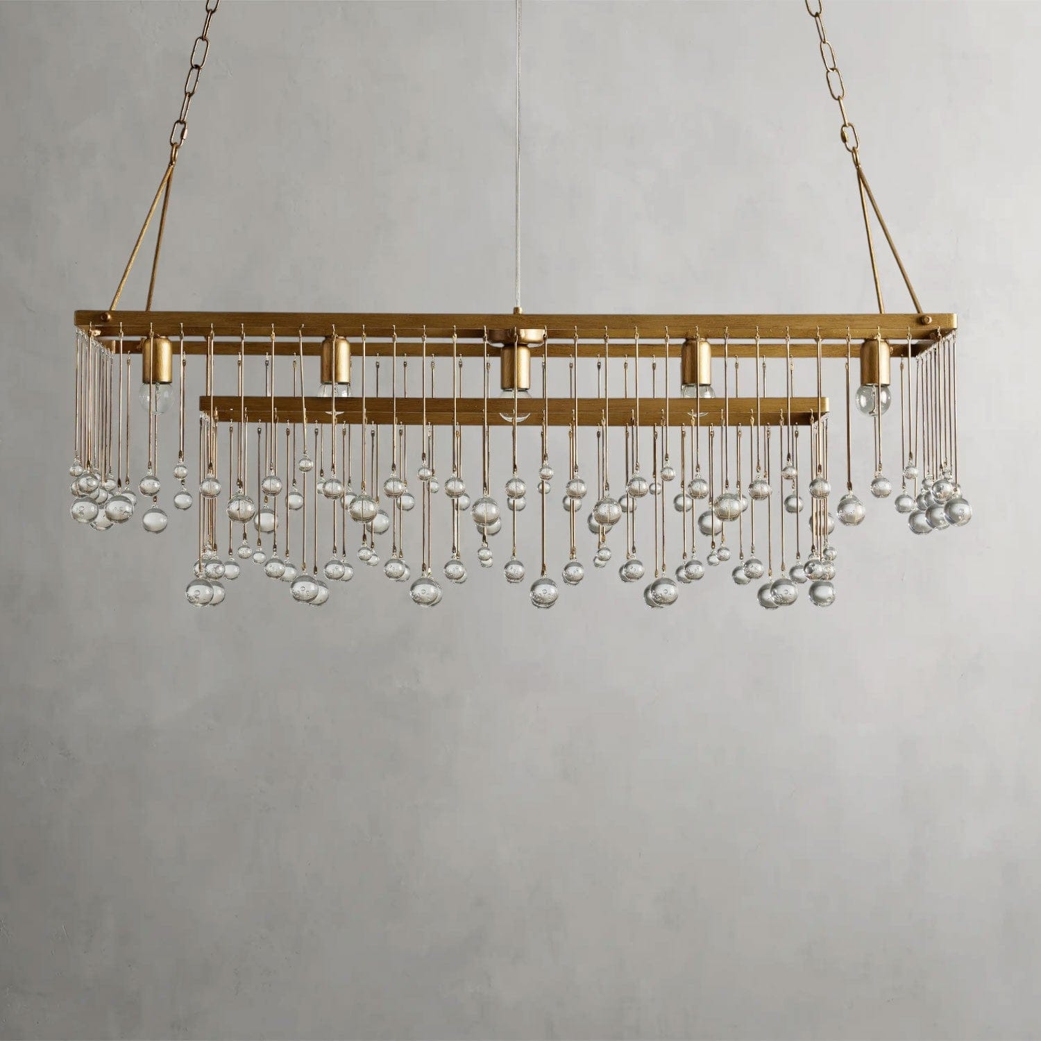Aubrey Rectangular Chandelier 47", 60"