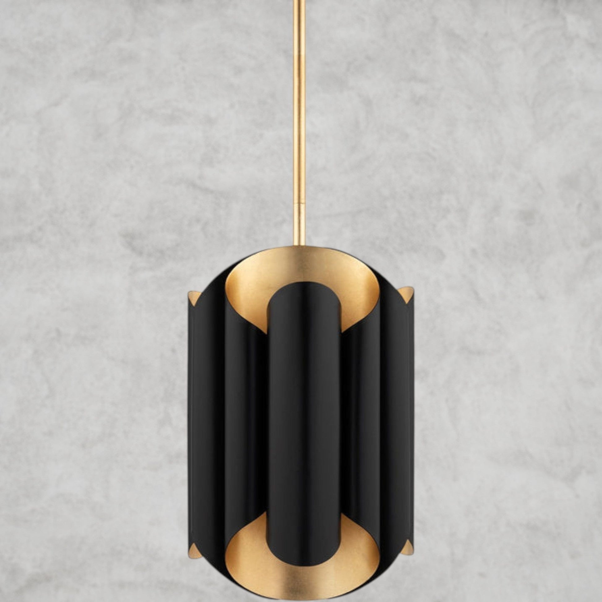 Black Bainks Pendant Light 6"