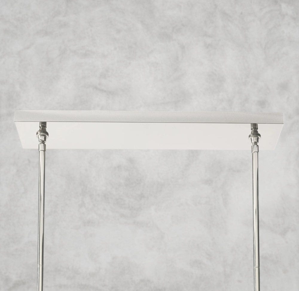 Boule De Cristal Double Linear Chandelier 60"