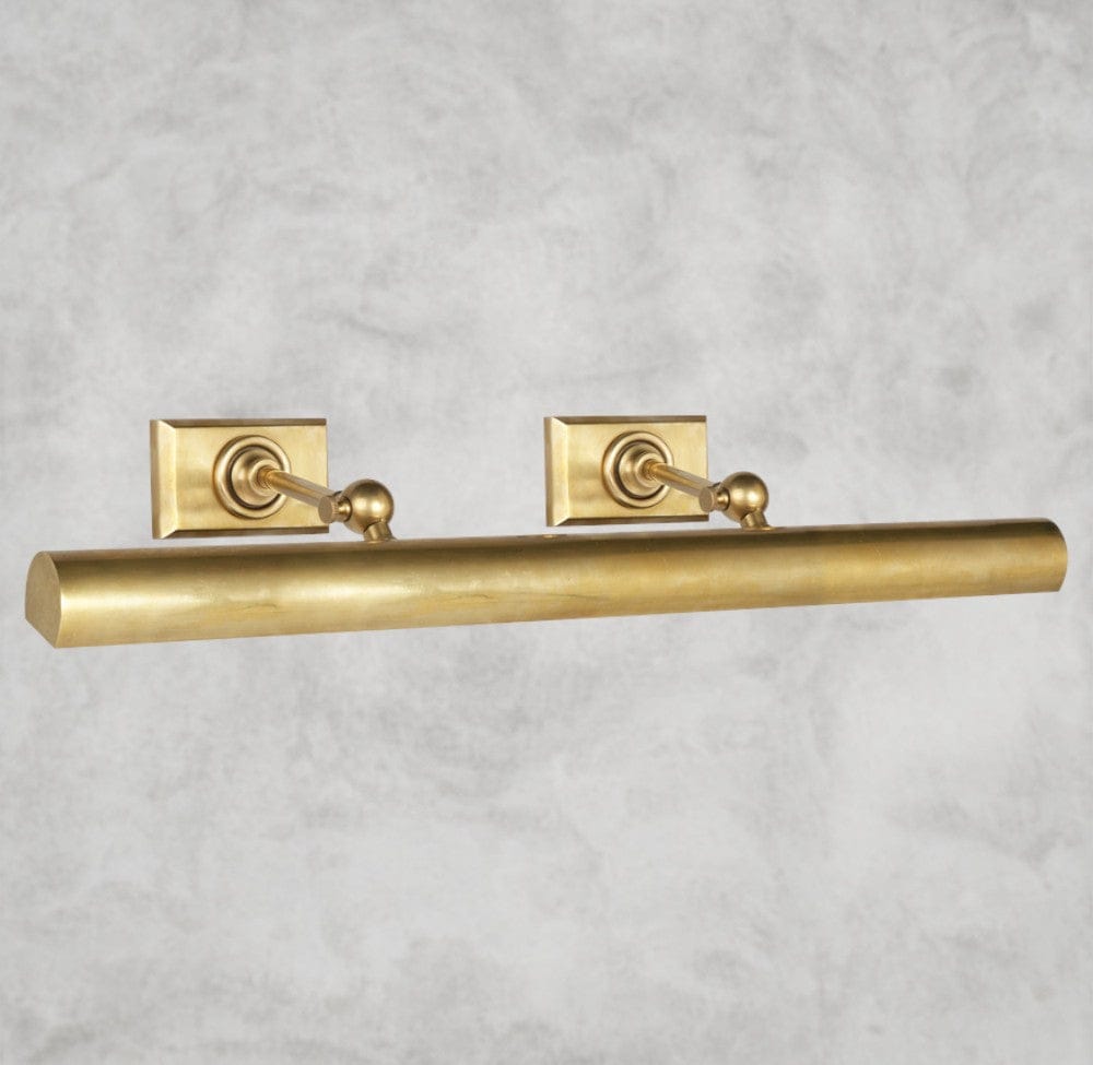 24" / Brass Cabinet Maker's Picture Light 8", 18", 24", 30"