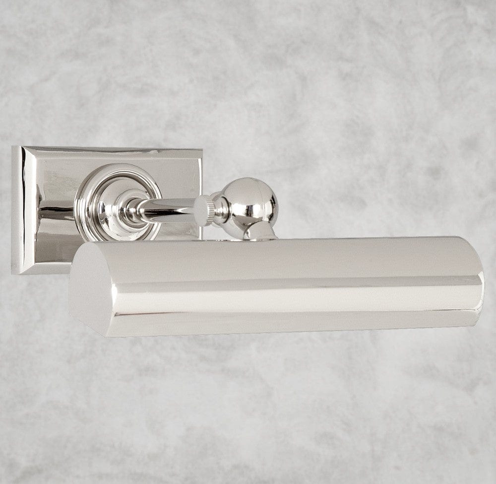8" / Polished Nickle Cabinet Maker's Picture Light 8", 18", 24", 30"
