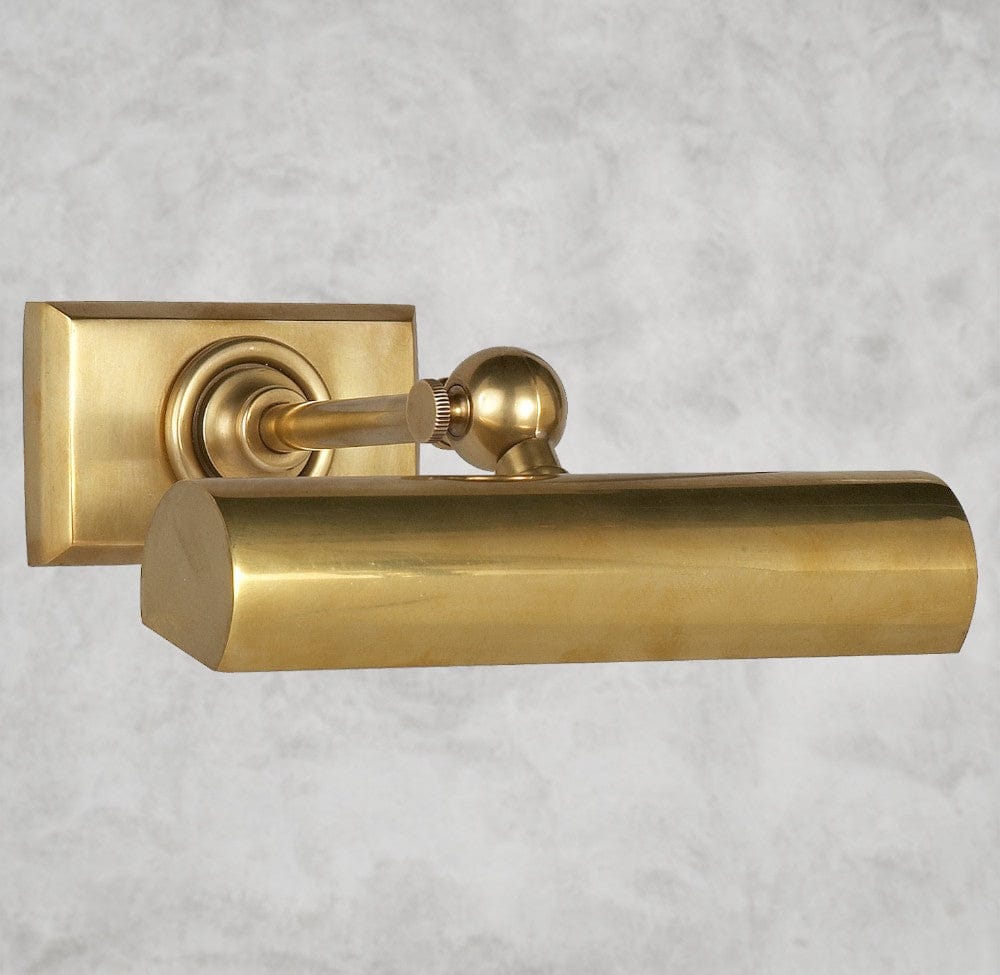 8" / Brass Cabinet Maker's Picture Light 8", 18", 24", 30"