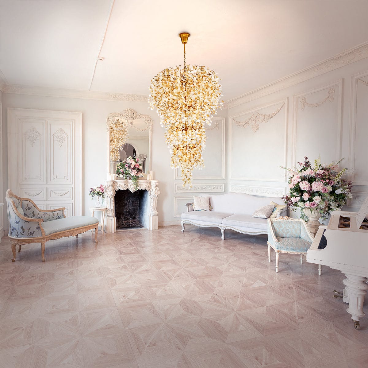 Campobasso Chandelier 33 Lights 76 Inches Grand Chandelier