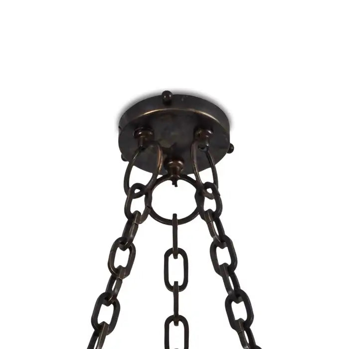 Monumental 'Zeus' Alabaster Chandelier by Denis de la Mesiere