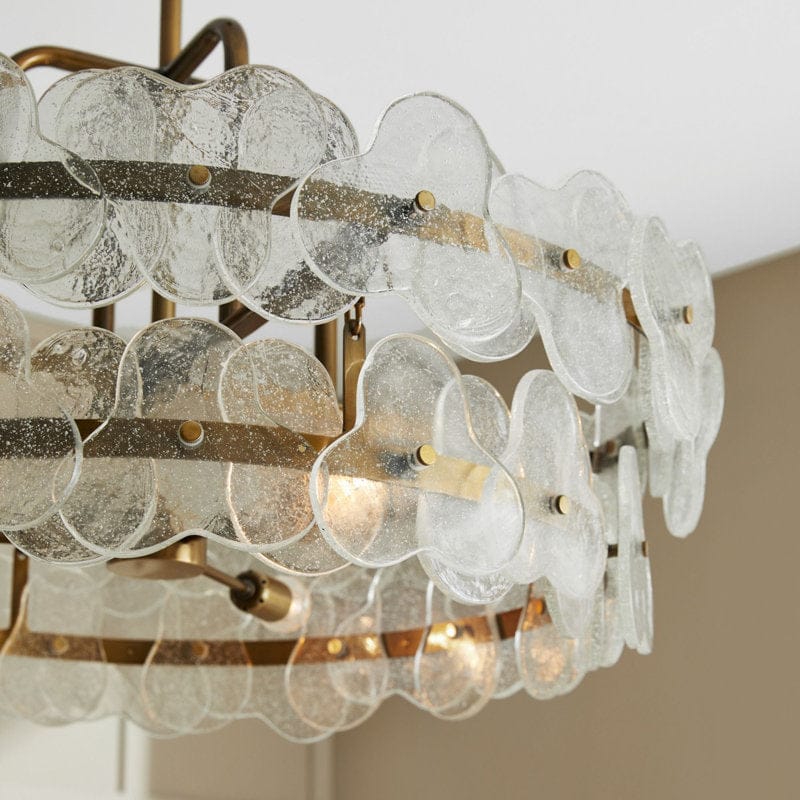 Cascade Glass Chandelier