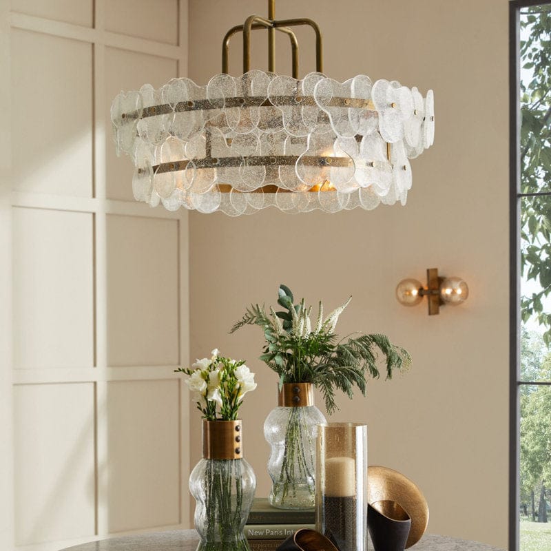 Cascade Glass Chandelier
