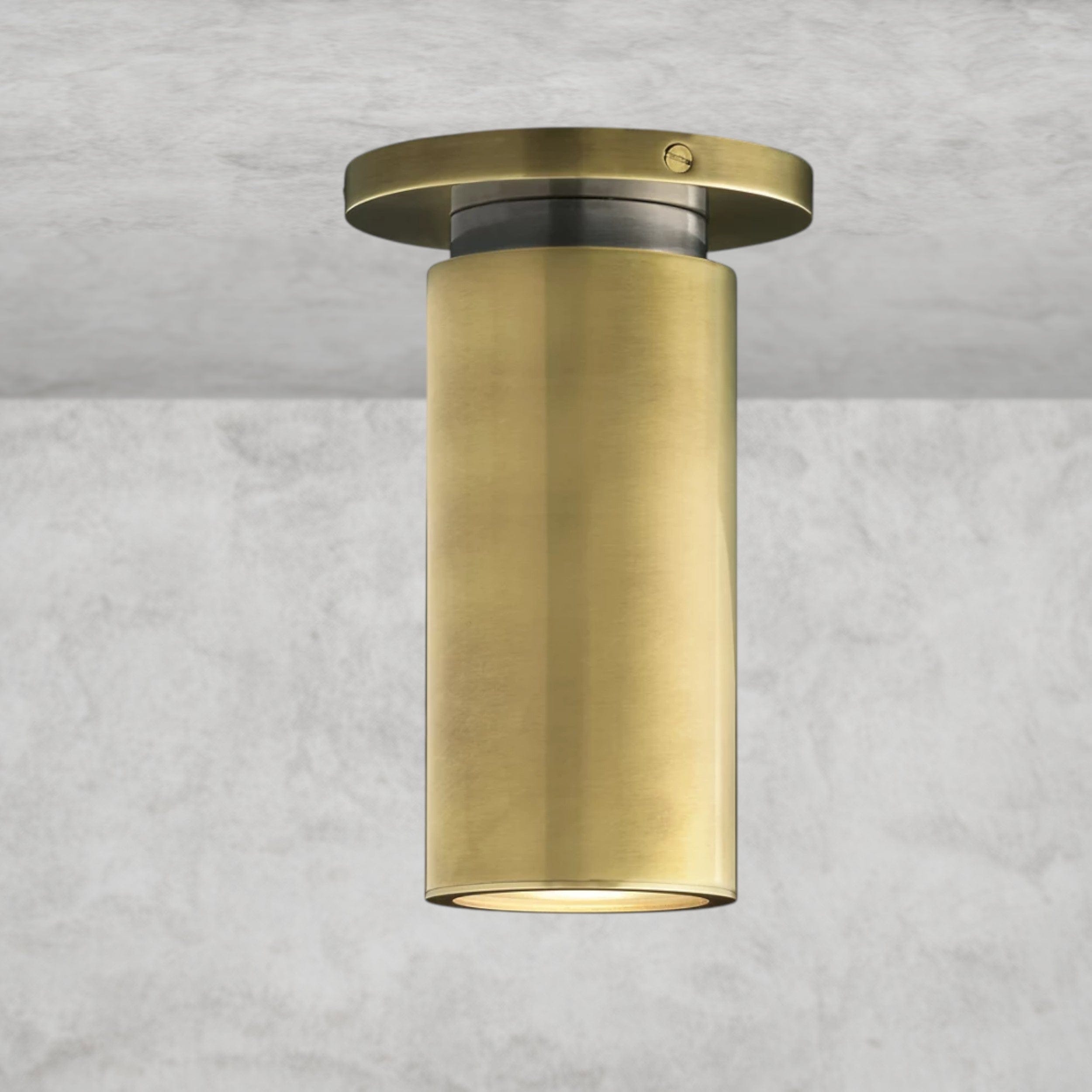 Brass/ Bronze Champeaux Flushmount 7