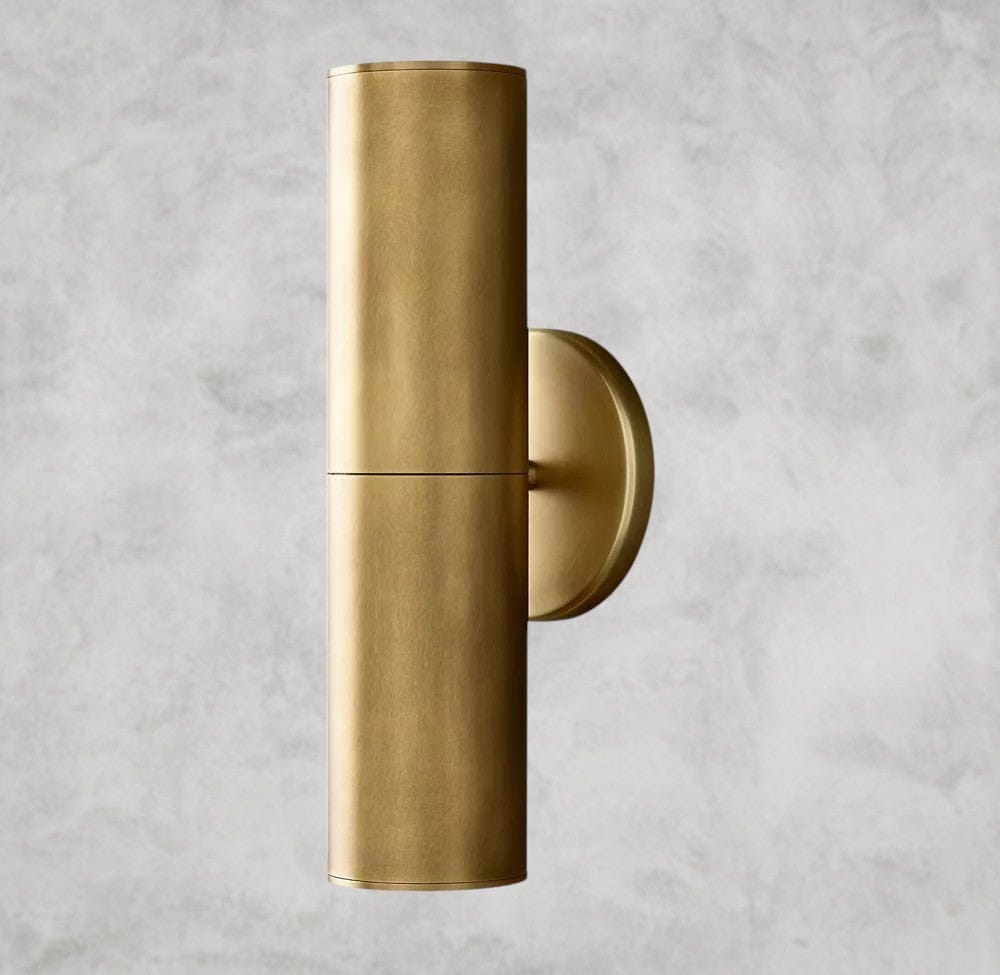 Brass Champeaux Linear Sconce 12