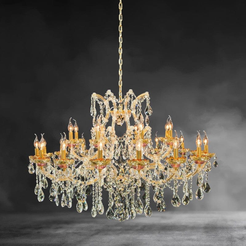 Chantilly Gold Crystal Chandelier