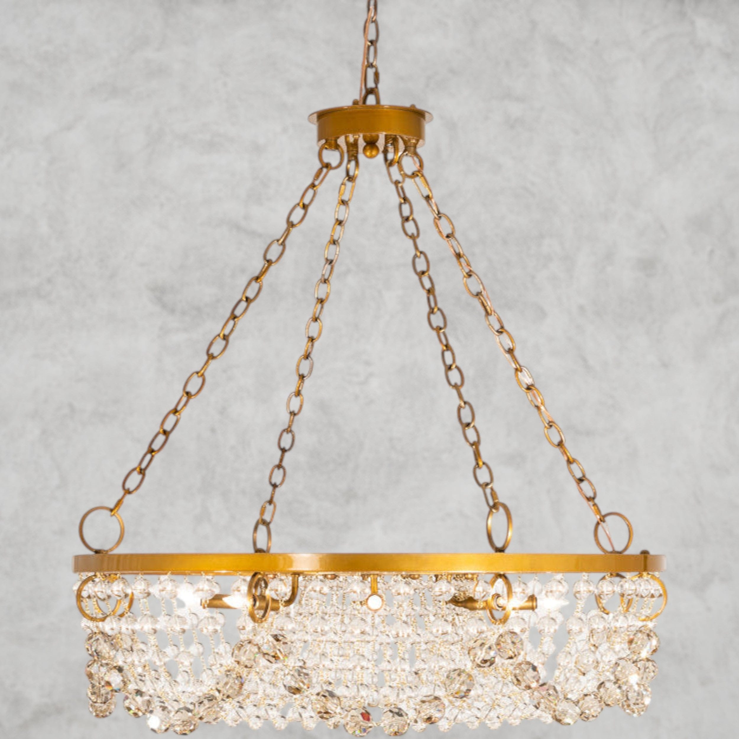 Crystal Bead Chandelier
