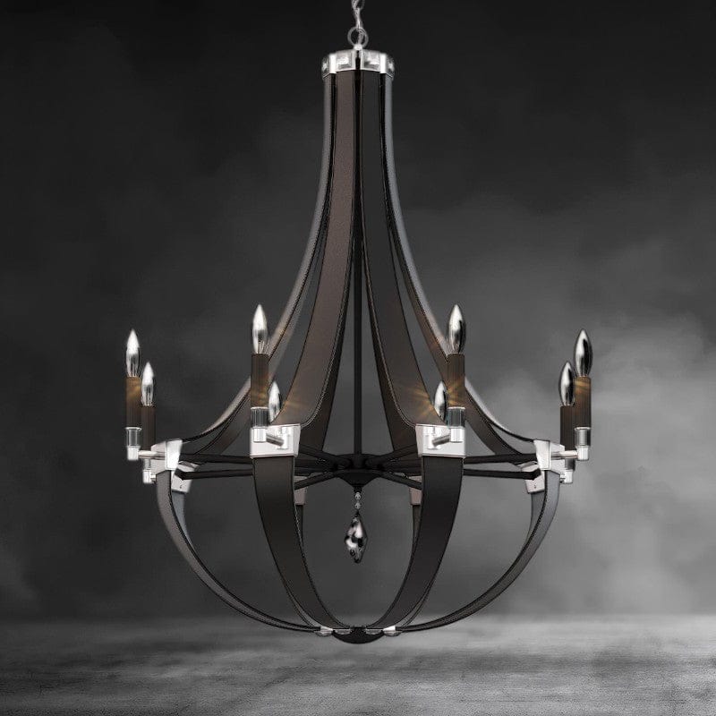 Black Crystal Empire Chandelier 30