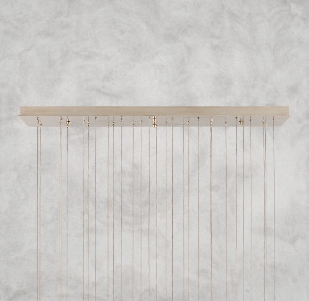 Edda Linear Glass Chandelier 48