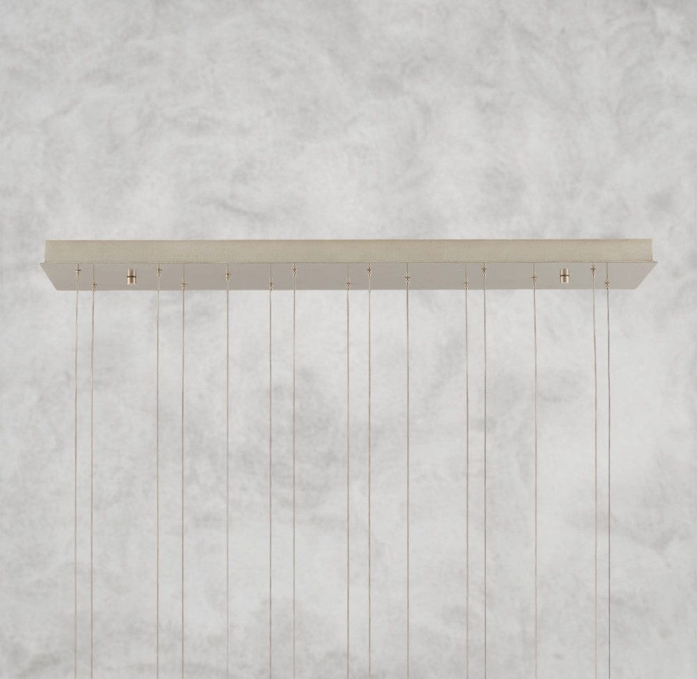 Edda Linear Glass Chandelier 48", 54"