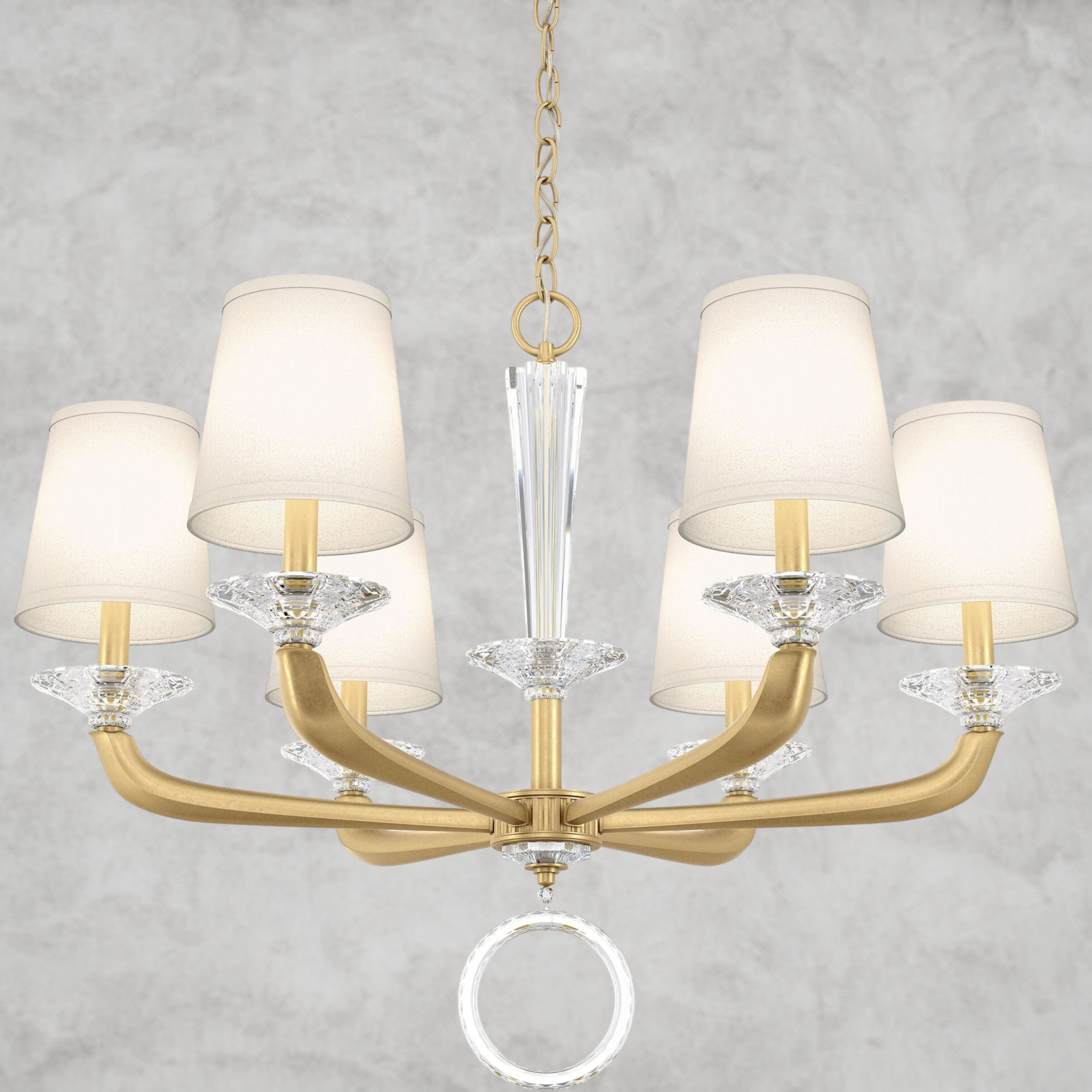 Heirloom Gold Emilea Chandelier 30
