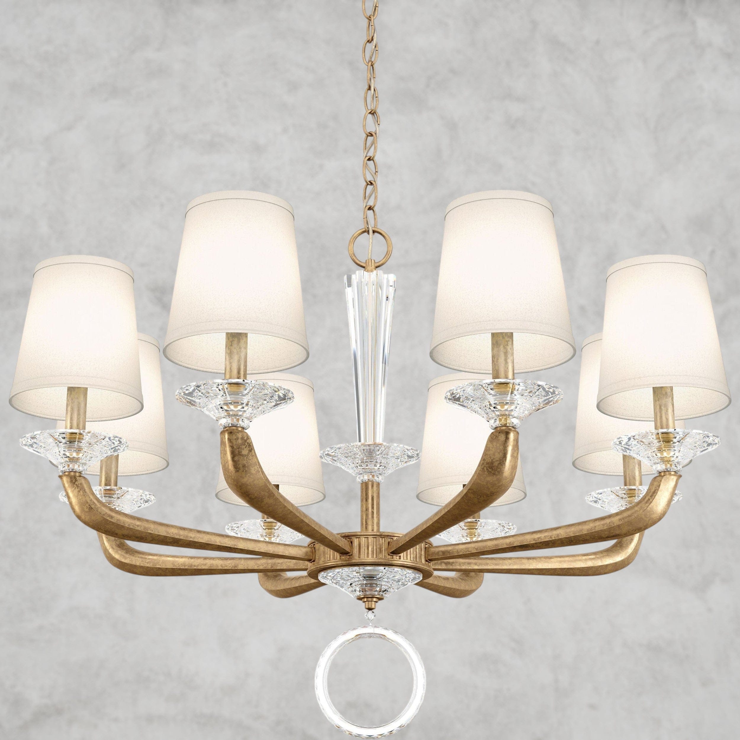 French Gold Emilea Chandelier 33