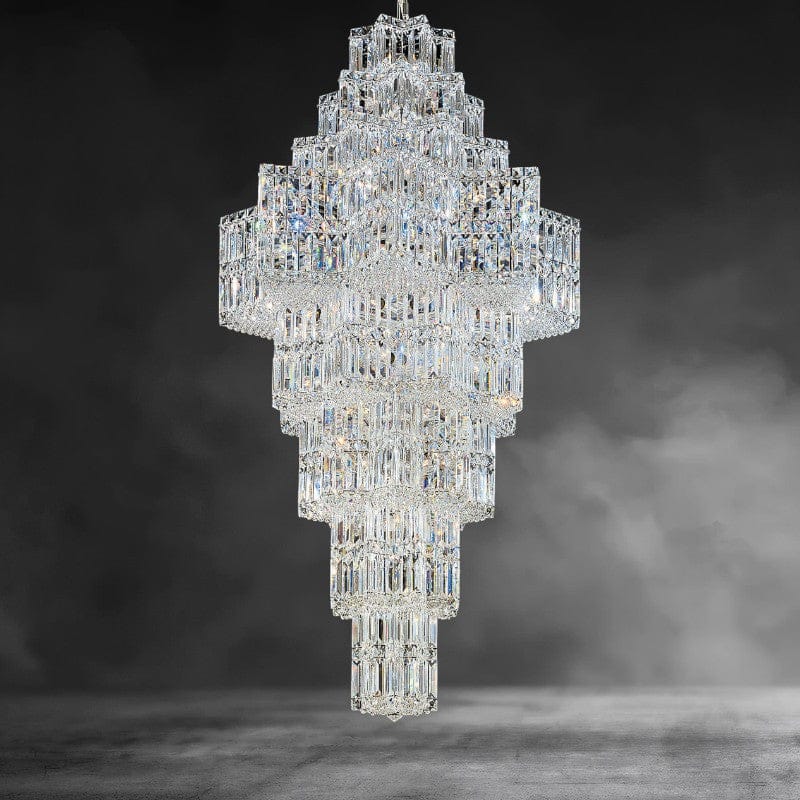 Silver Equinoe Crystal Chandelier29