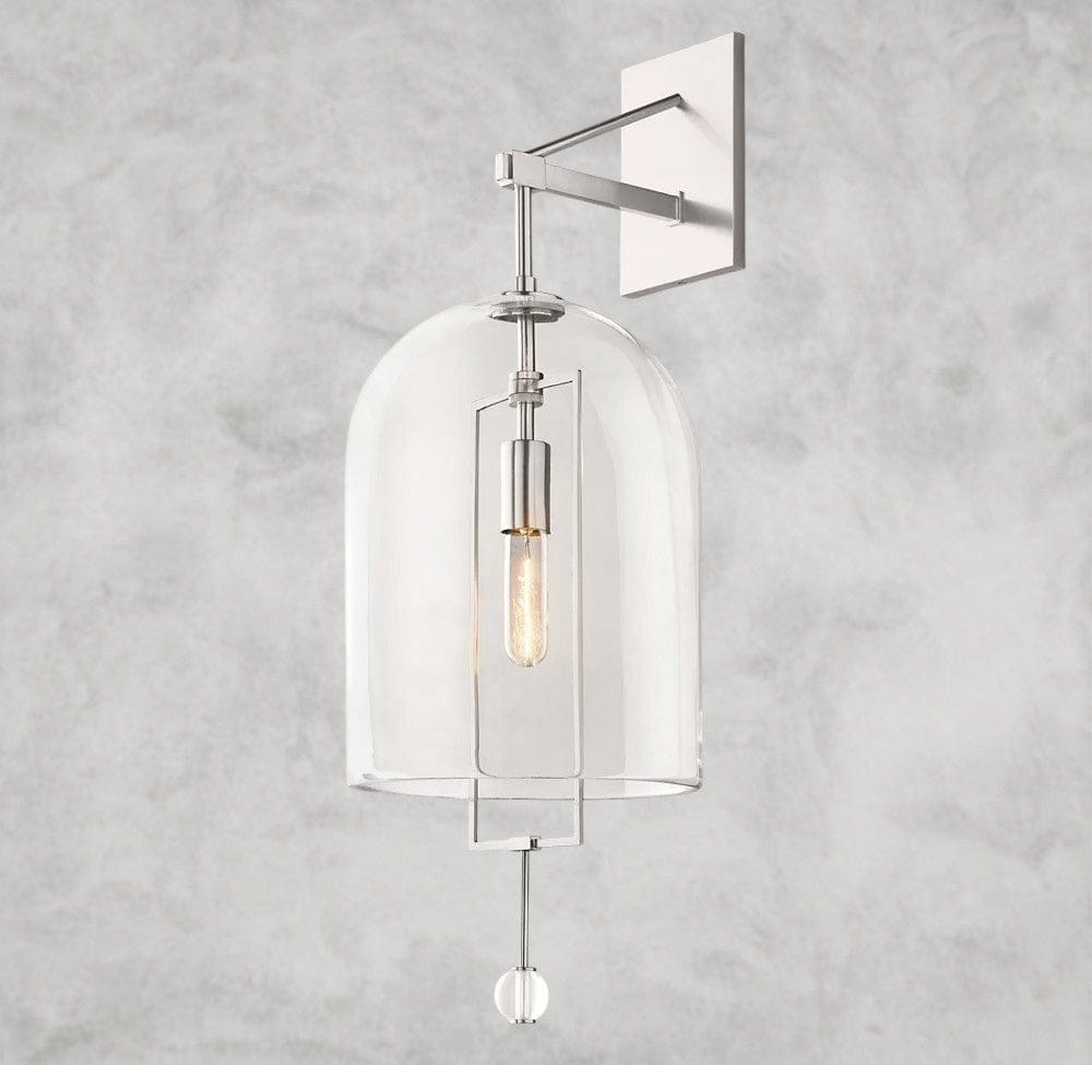 24" / Nickle Fulcrum Grand Sconce 24", 29"