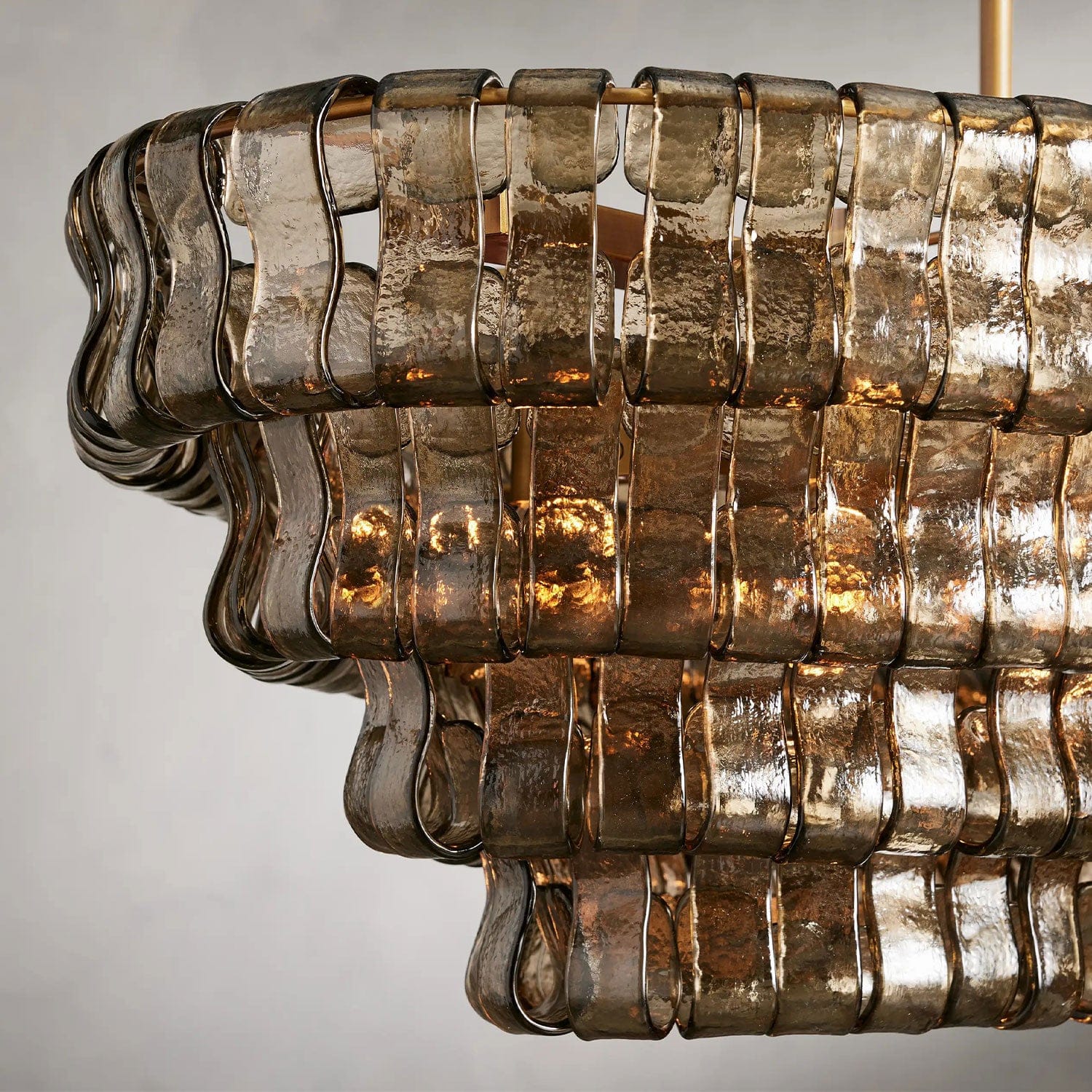 Ghiaccio Oval Chandelier 54", 65"