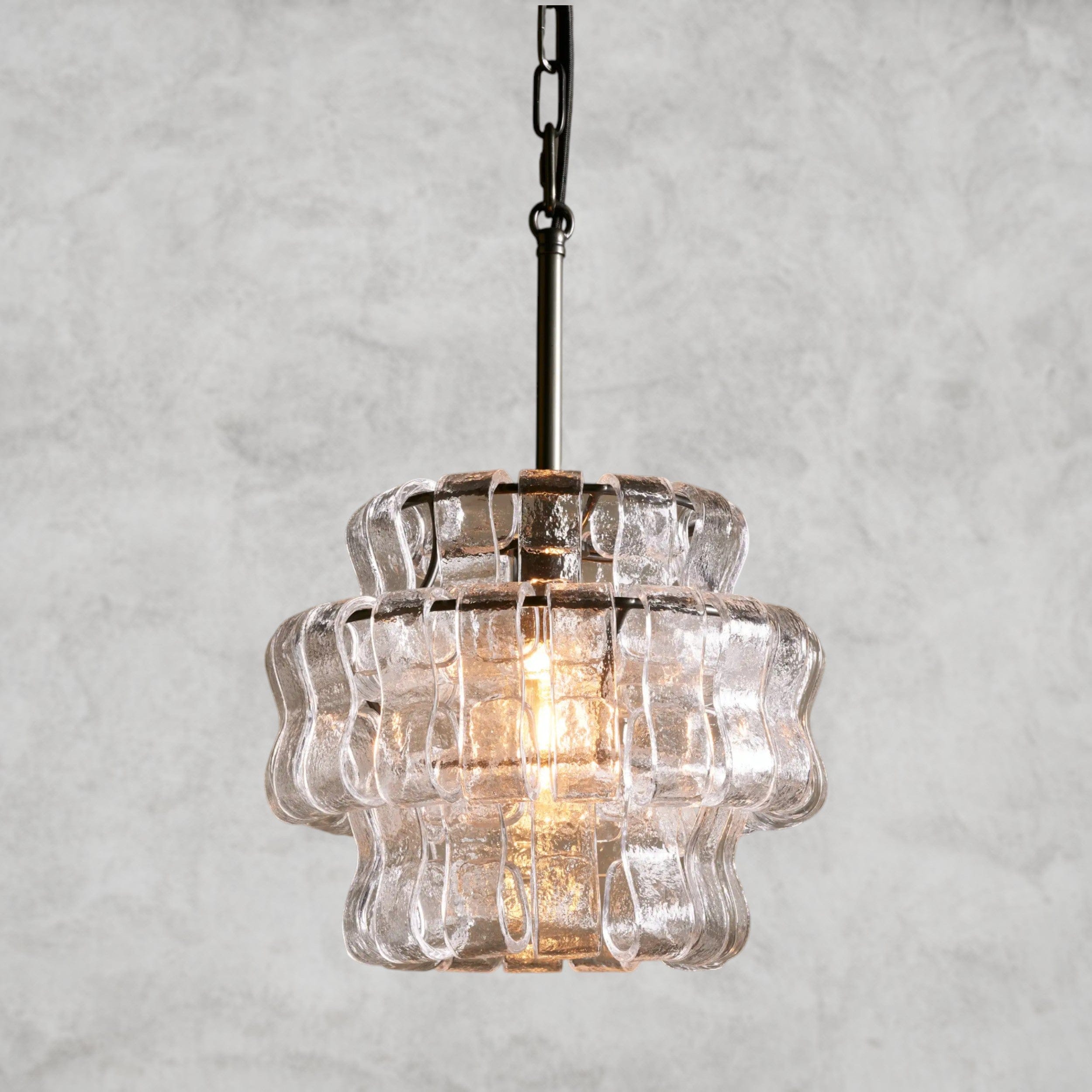 Bronze / Clear Ghiaccio Pendant