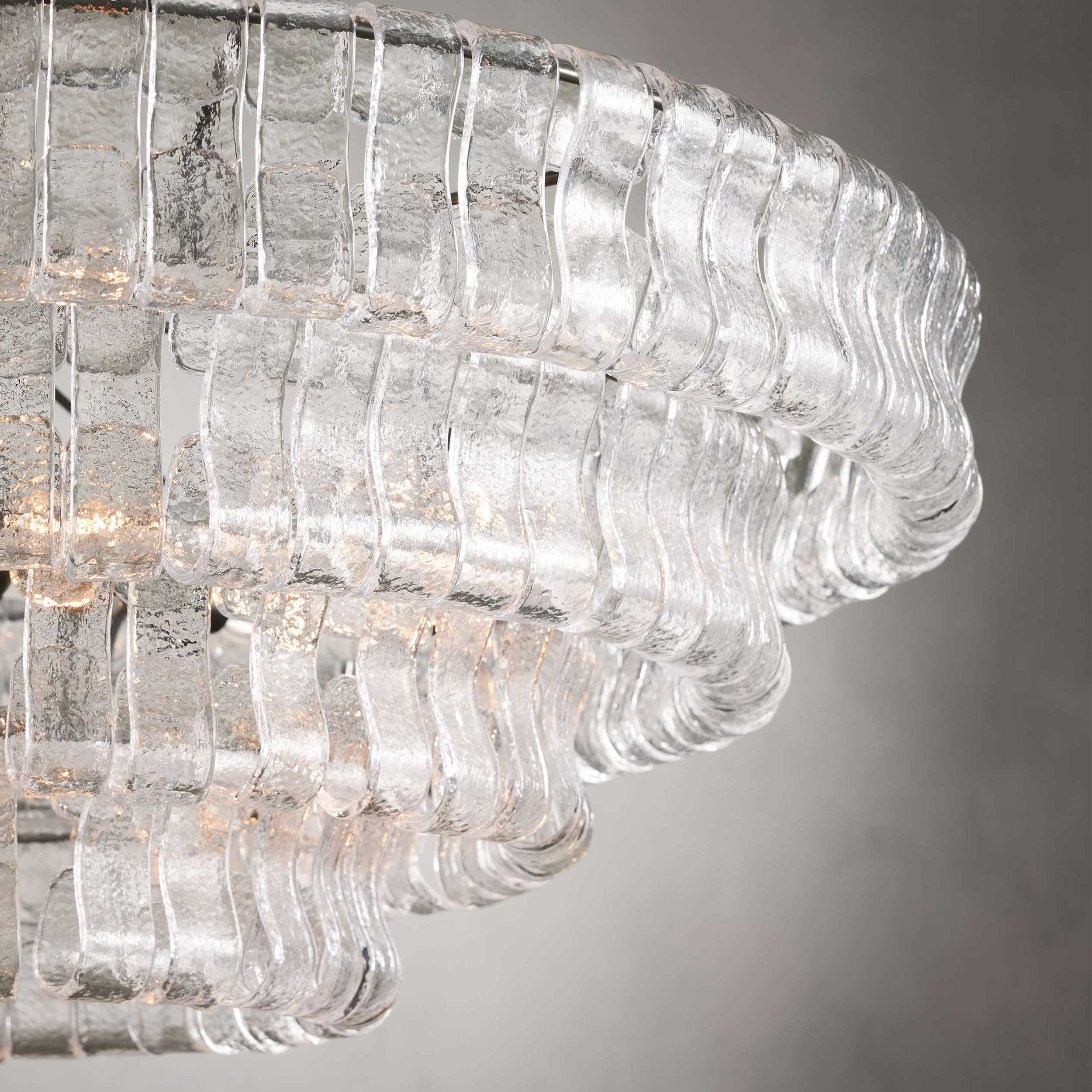 Ghiaccio Round Chandelier 36", 48",60"