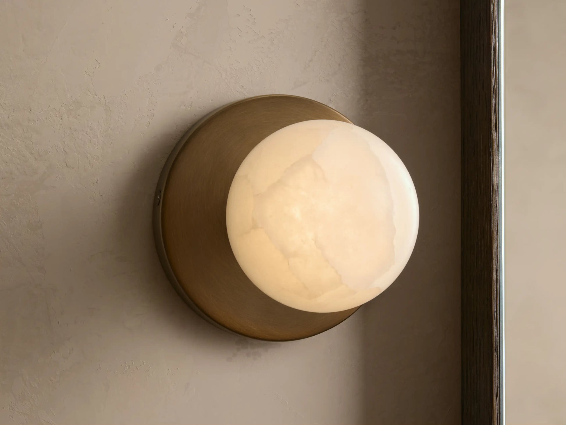 Brass Girouette Sconce