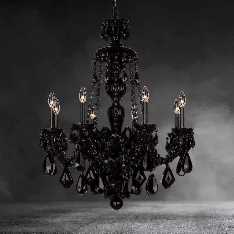 Jet Black Hamilton Chandelier 28