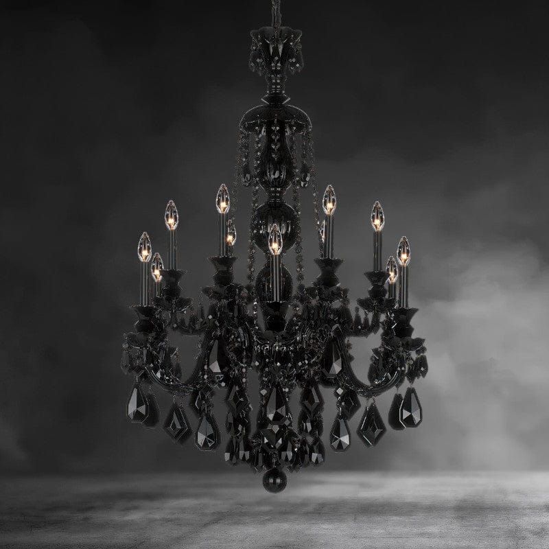 Jet Black Hamilton Chandelier 30