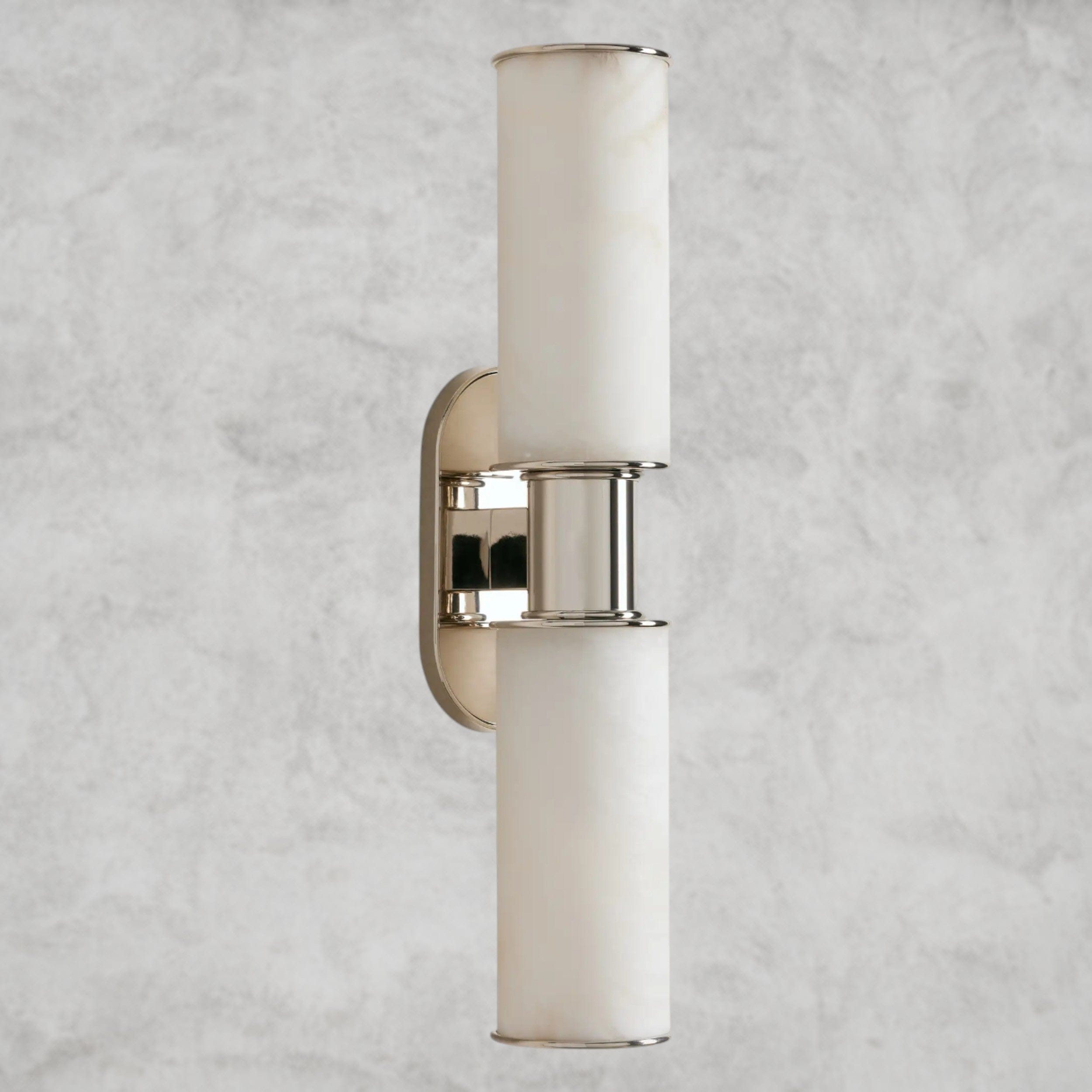 Harlin Double Sconce in Alabaster