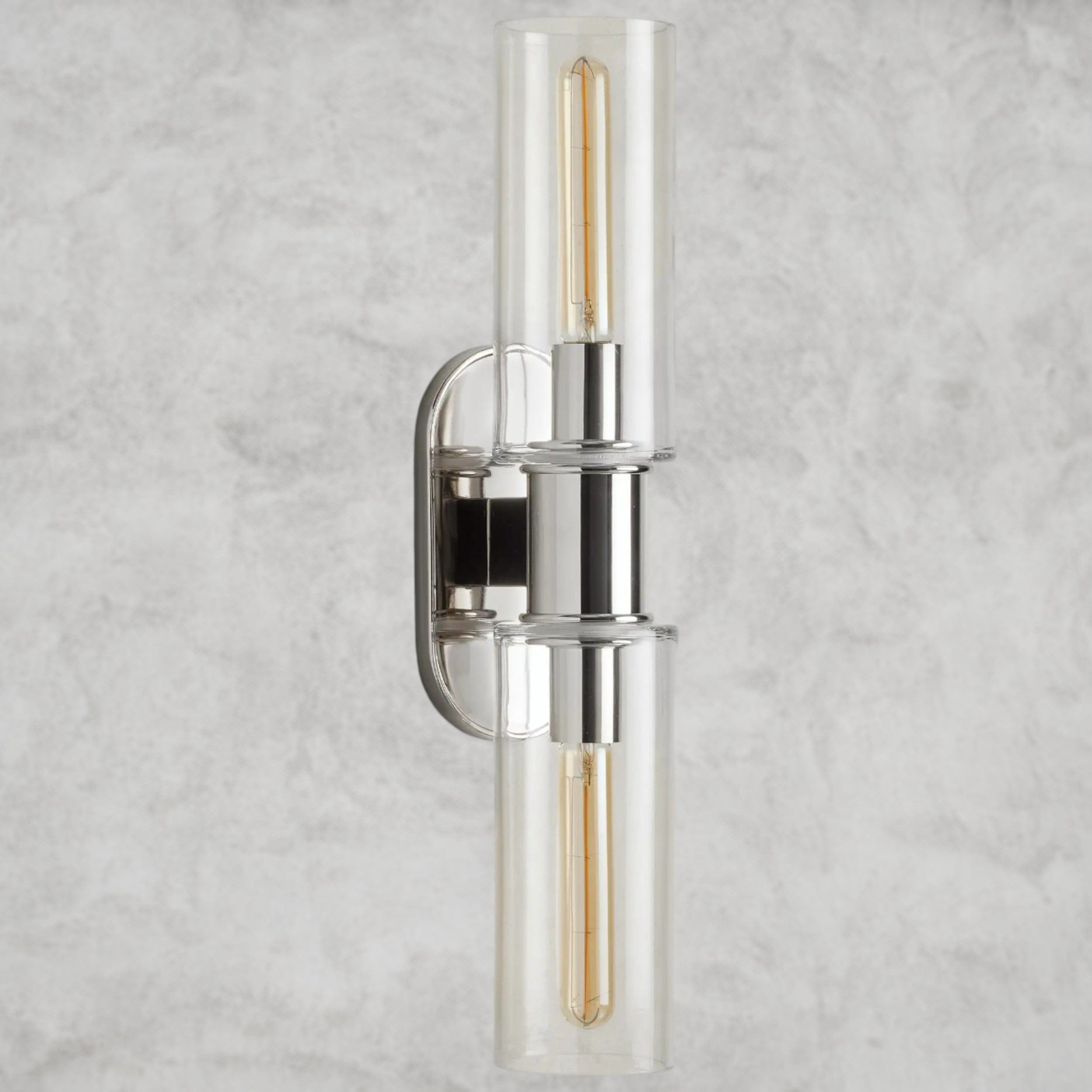 Harlin Double Sconce in Clear