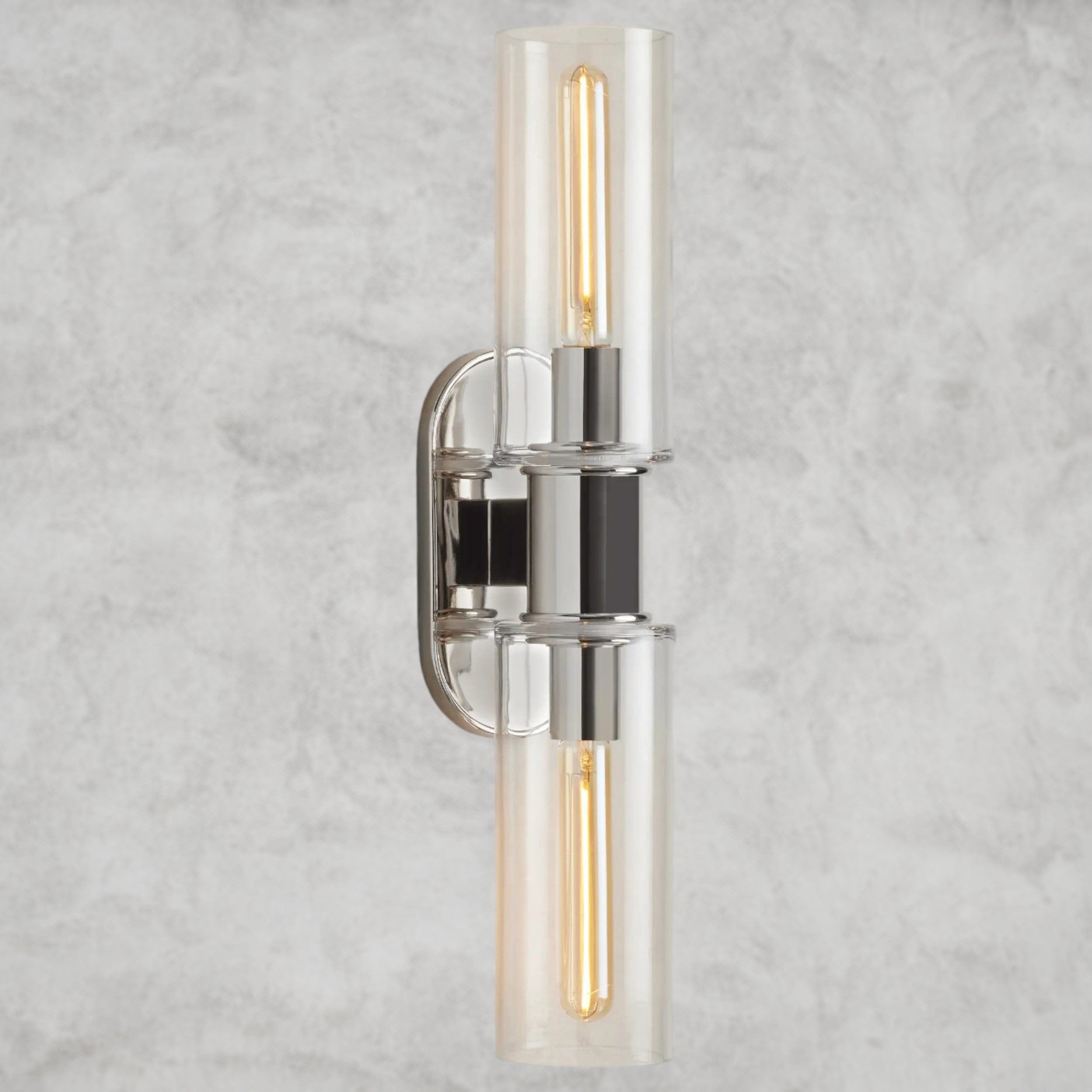 Harlin Double Sconce in Clear