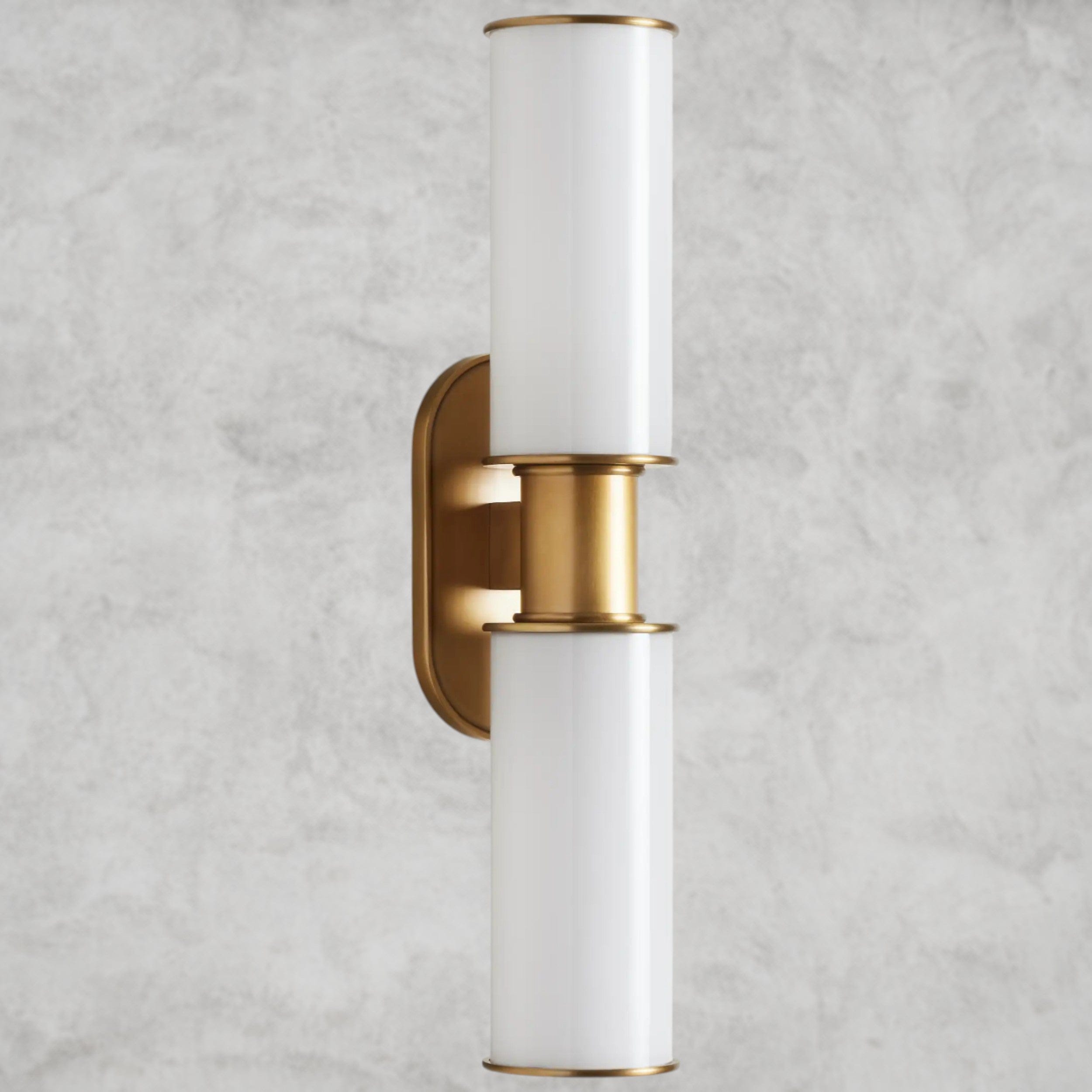 Harlin Double Sconce in Milk