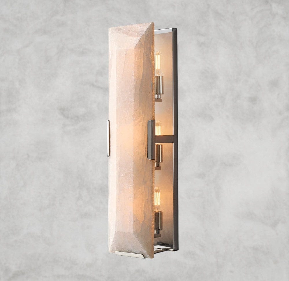 Nickle Harlow Calcite Linear Sconce