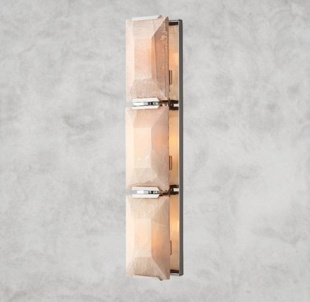 Nickle Harlow Calcite Triple Sconce