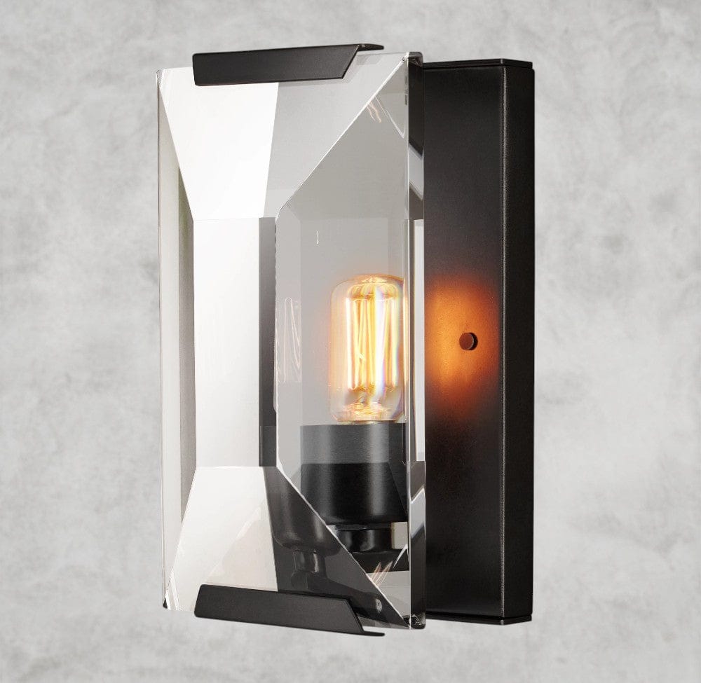 Bronze Harlow Crystal Sconce