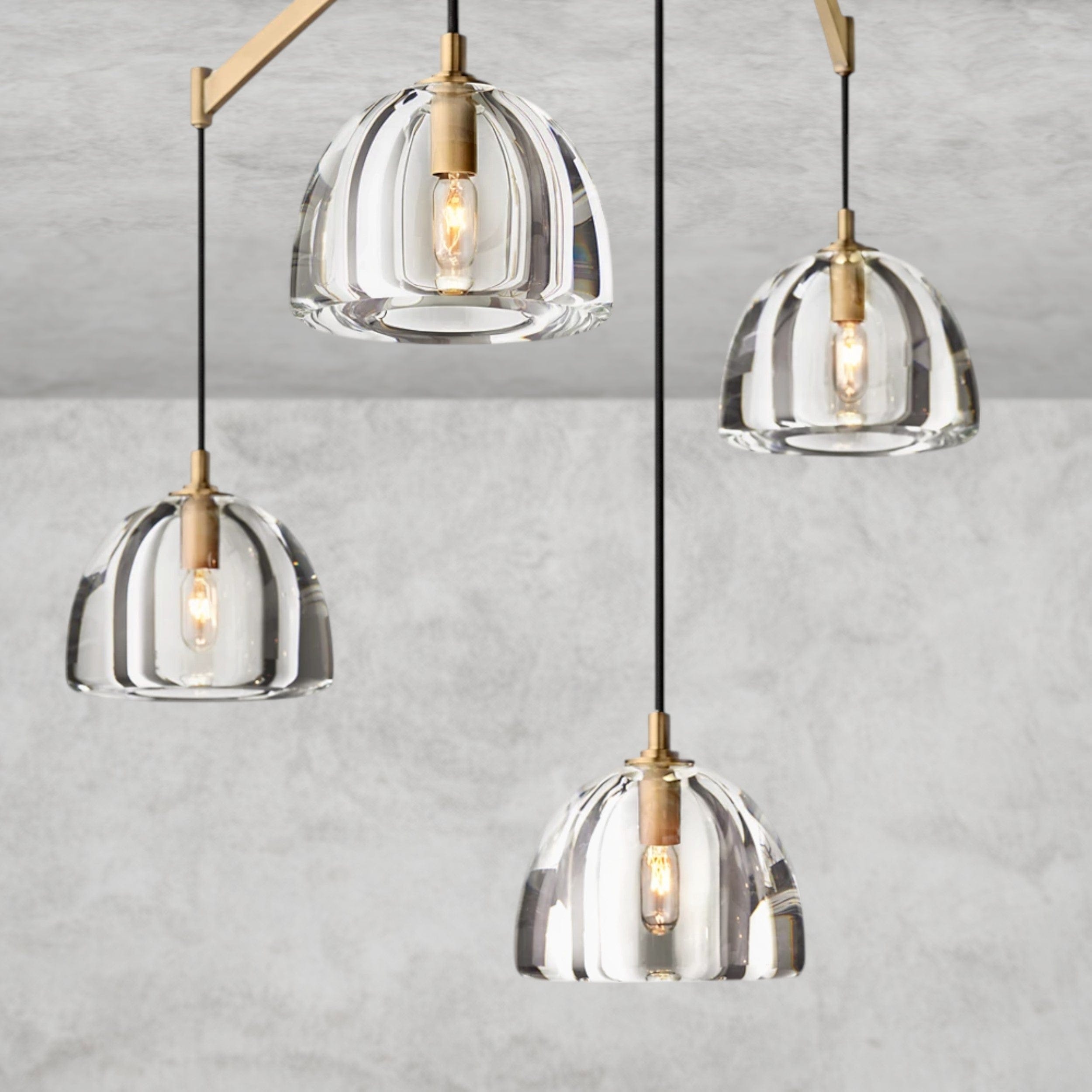 Hemisphere Linear Chandelier 54