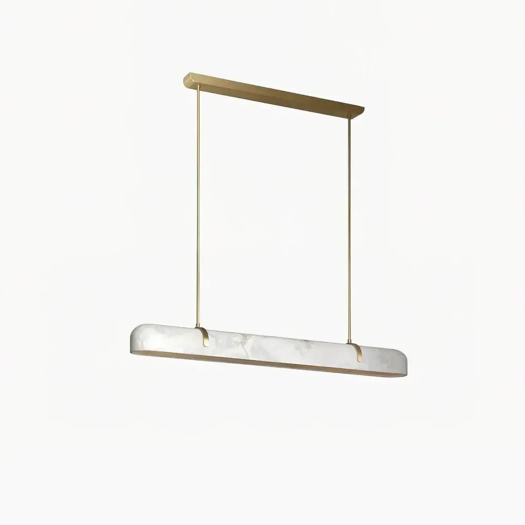 Linear Alabaster Chandelier 35.4