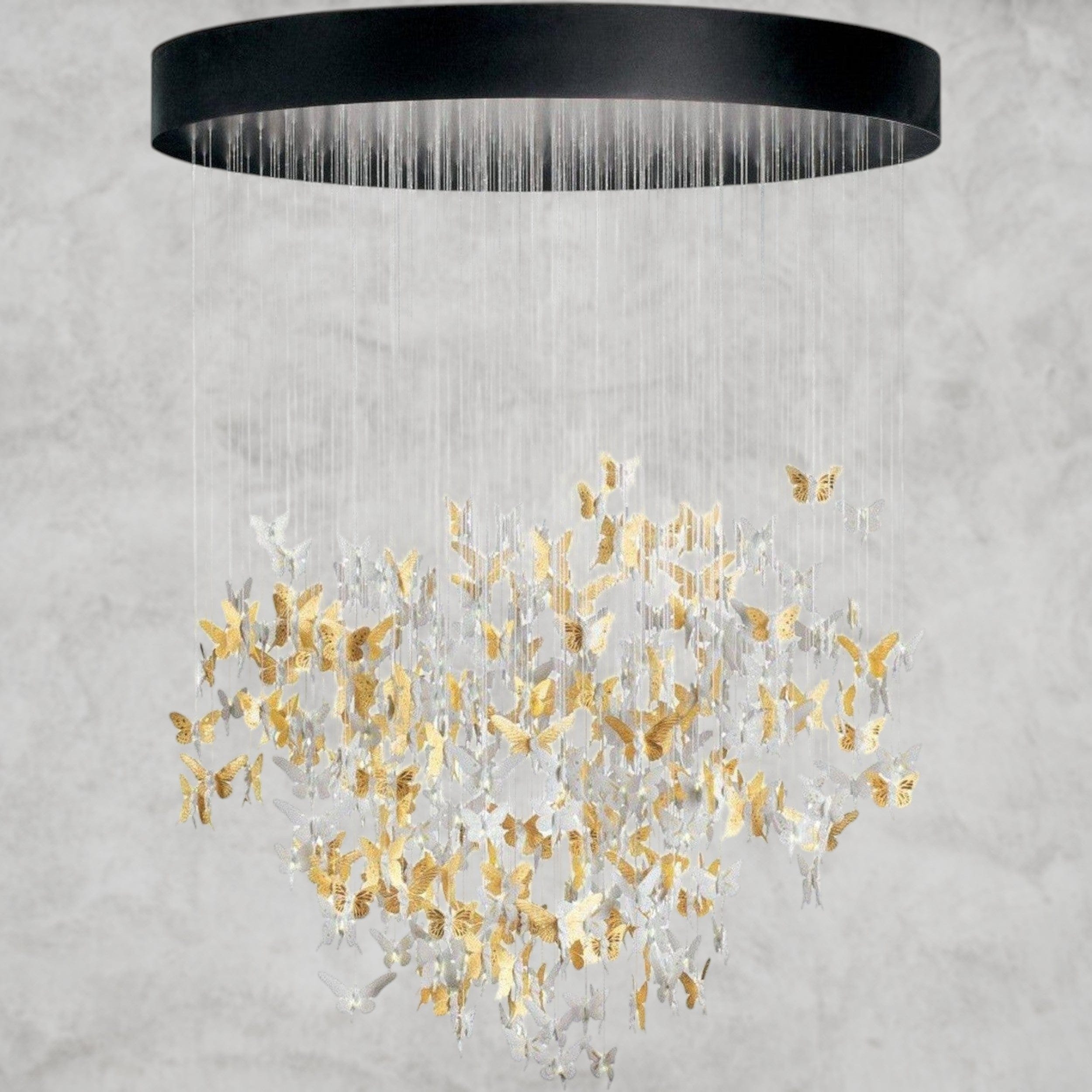 Golden Luster Lladro Niagara Chandelier 78