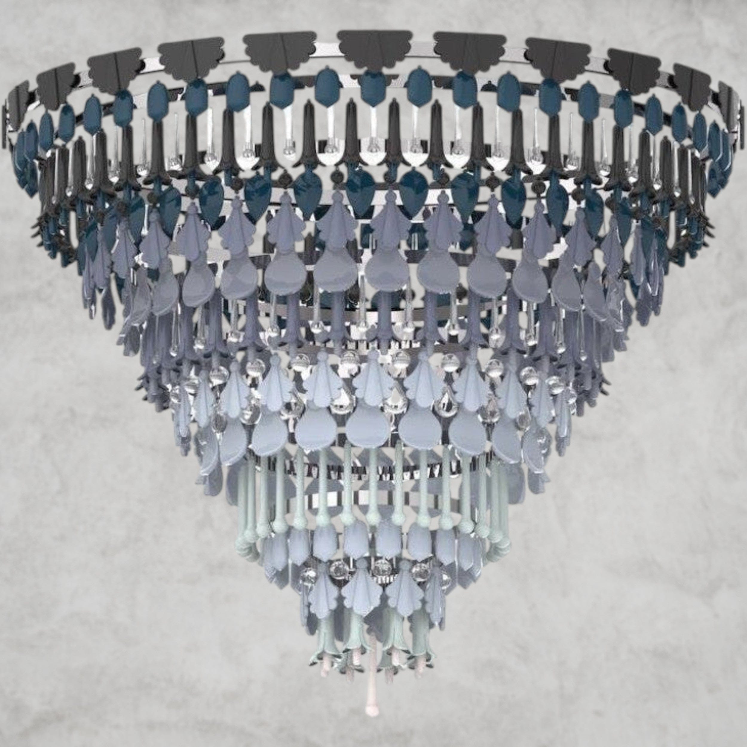 Winter / Large Lladro Seasons Chandelier