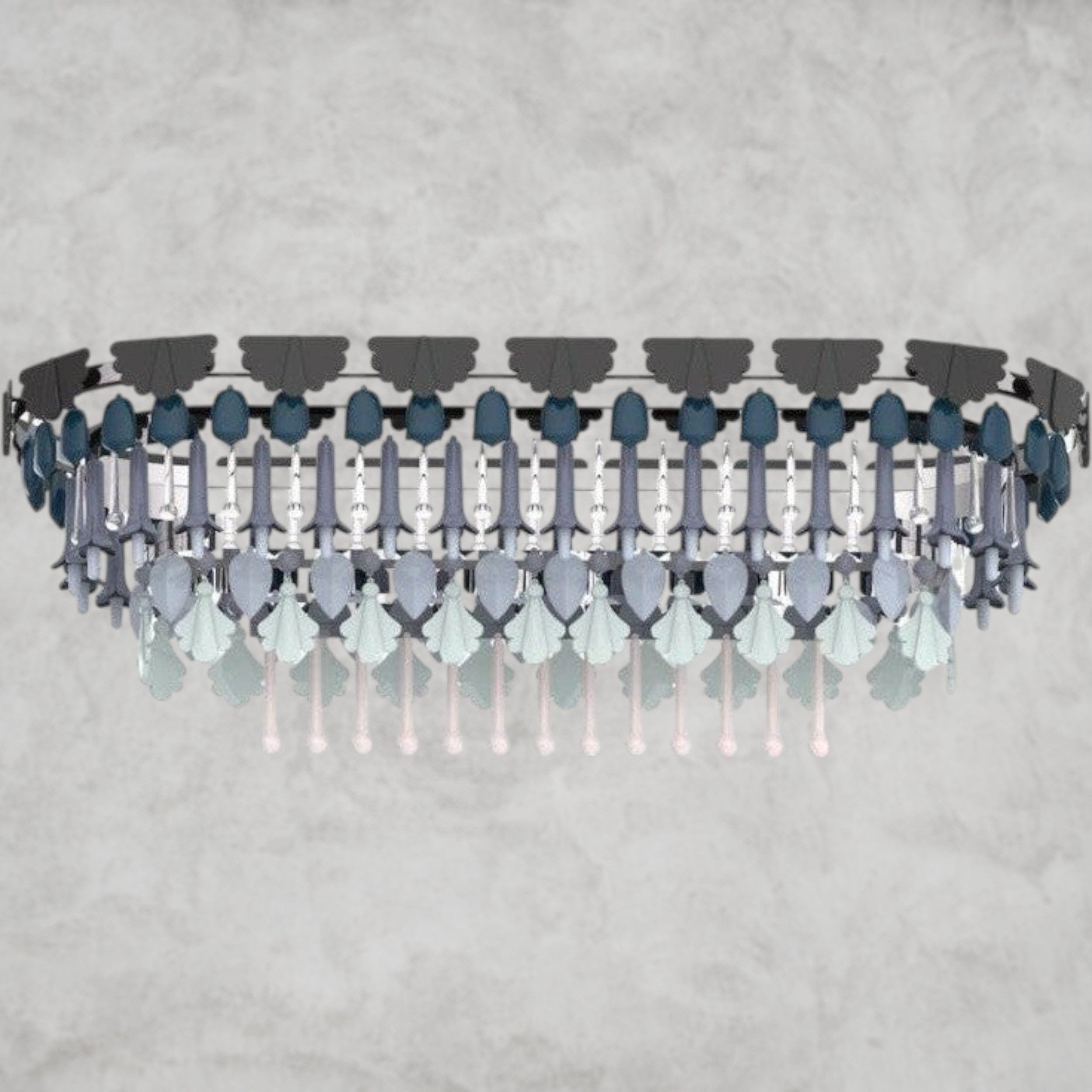 Winter Lladro Seasons Oval Chandelier