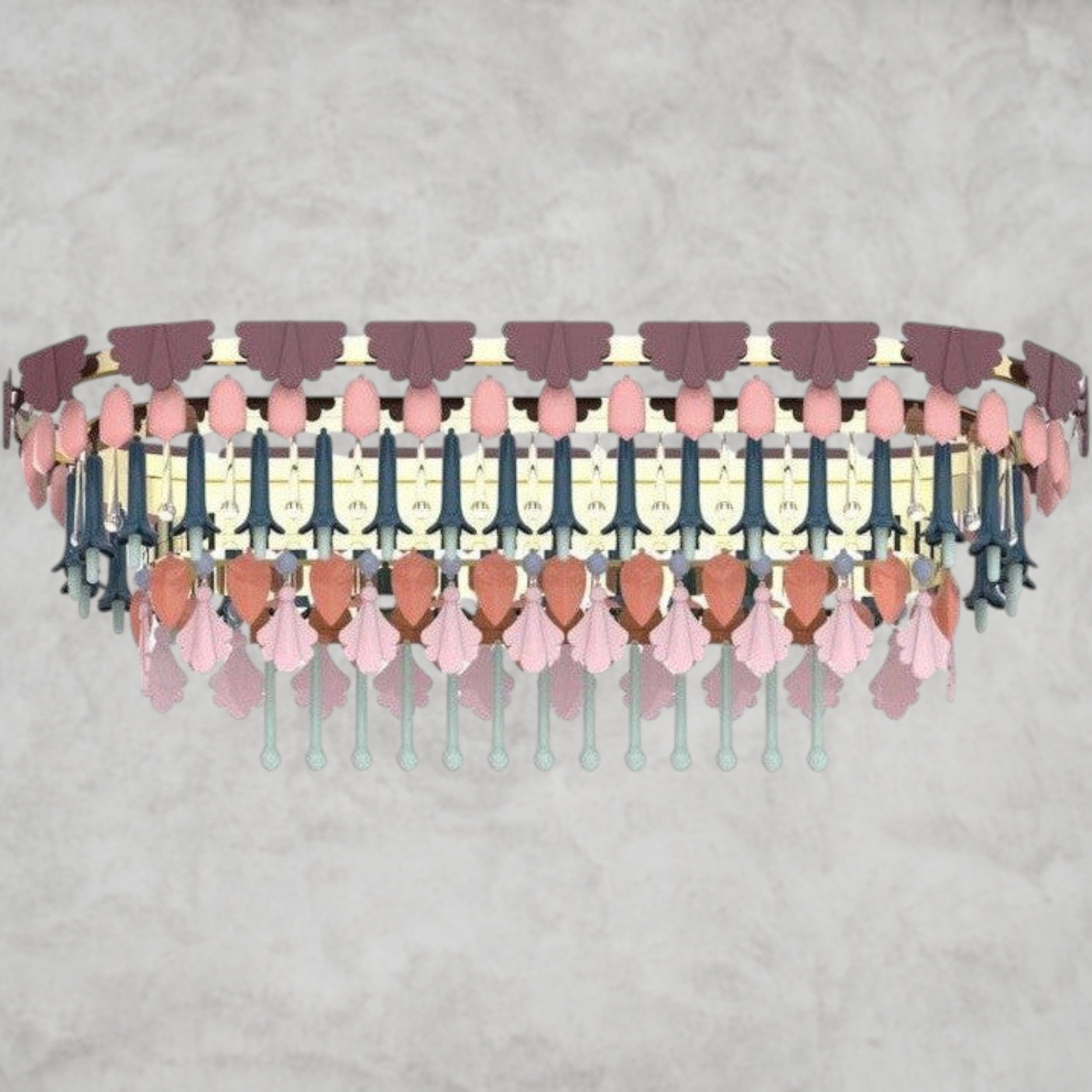 Fall Lladro Seasons Oval Chandelier